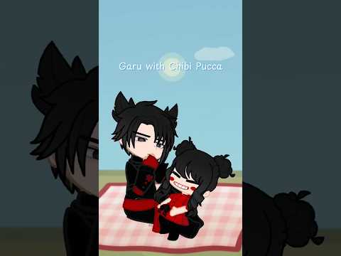 Garu with Chibi Pucca #pucca #puccaygaru #gachaedits #gl2