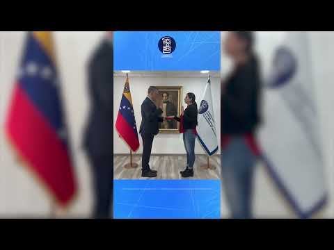 Juramentación de la contralora del municipio Guaraque del estado Bolivariano de Mérida