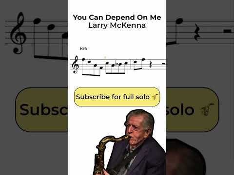 Larry McKenna - You Can Depend On Me - Tenor Sax Solo (part 3) #jazz #saxophone #greatsolos
