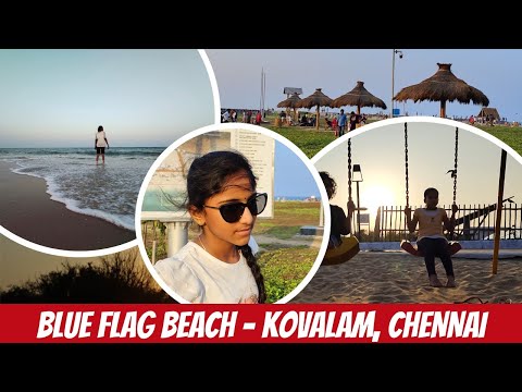 Blue Flag Beach | ECR | Chennai | Samyuktha Vijai | Tamilnadu Tourism |  #Blueflagbeach #kovalam#ECR