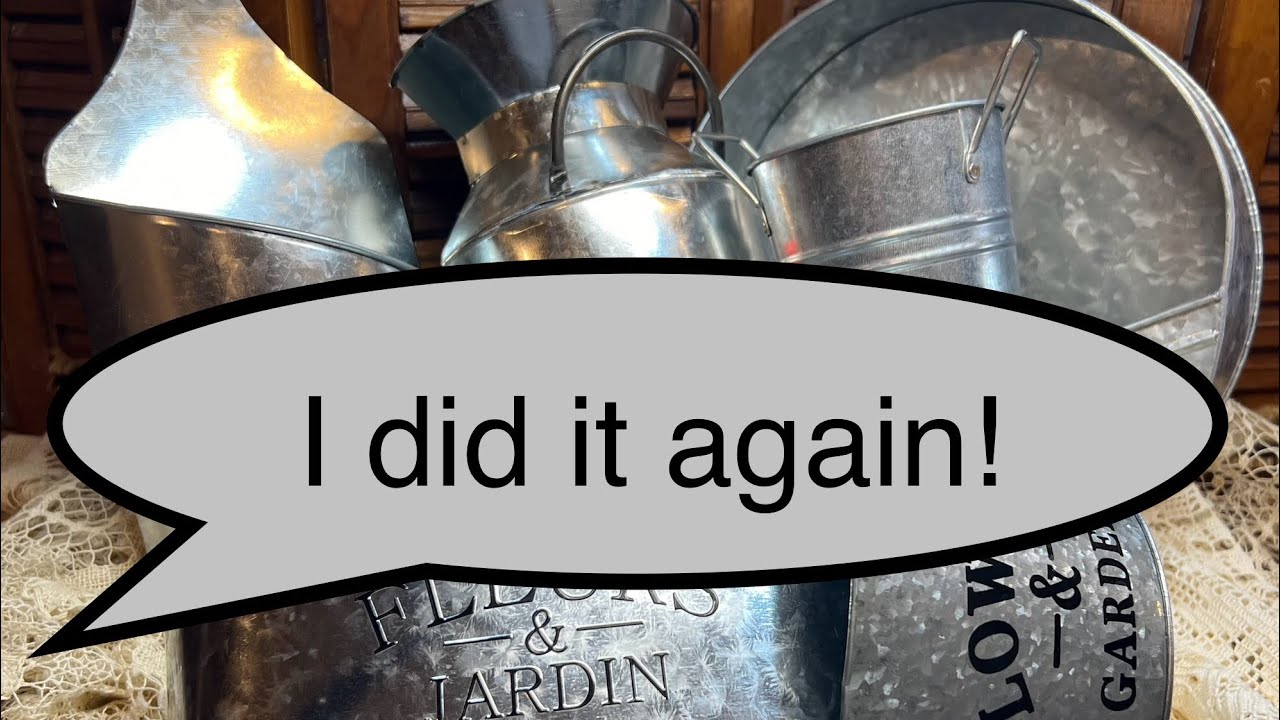 Five DIY Thrift Flips using  galvanized items!