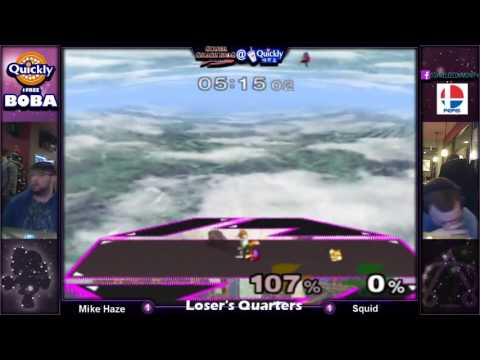 SSBM @ Quickly 13 - Mike Haze Vs. Squid