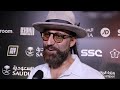 RING ANNOUNCER SAYS OLEKSANDR USYK LAZER FOCUSED & FIGHTING FOR UKRAINE; SAYS JOSHUA MUST SET TRAPS!