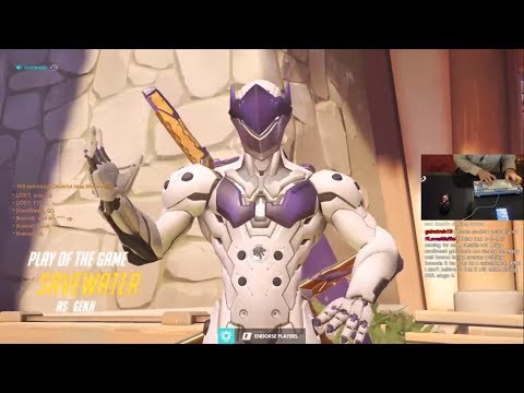 Overwatch Rank 1 Korean Genji WATER Showing His Monster Gameplay Skills