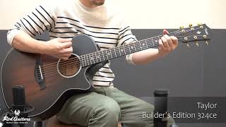 Video thumbnail for Red Guitars - Taylor / Builder’s Edition 324ce by Red Guitars