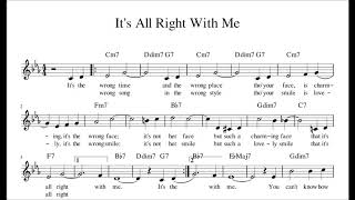 &quot;It&#39;s All Right With Me&quot;  Cole Porter