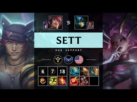 Sett Support vs Nami - NA Diamond Patch 25.12