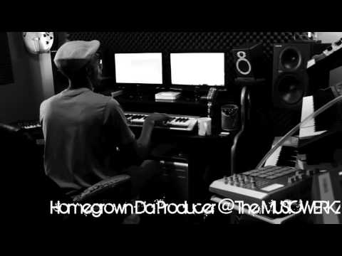 IN THE STUDIO (HOMEGROWN DA PRODUCER)