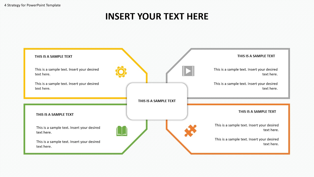 4 Strategy for PowerPoint Template
