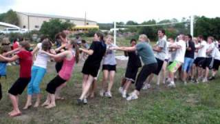 preview picture of video 'Camp Cedaredge girls tug-of-war'