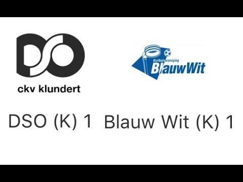 DSO 1 vs Blauw Wit 1 (20/10/2018)