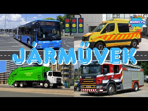 Városi közlekedés gyerekeknek - Fedezd fel a járművek izgalmas világát! #firefighter  #bus  #metro