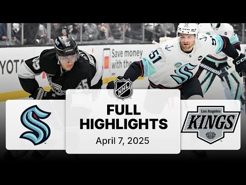 NHL Highlights | Kraken vs. Kings | April 07, 2025