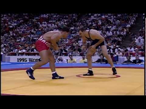 100KG Kurt Angle (USA) vs Arawat Sabejew (GER) - 1995 World Championships