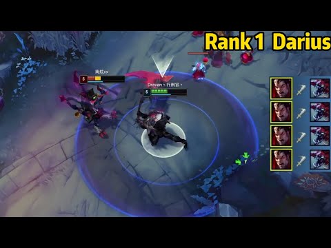Rank 1 Darius: He Completely DESTROYED a Cho'Gath OTP with Darius!