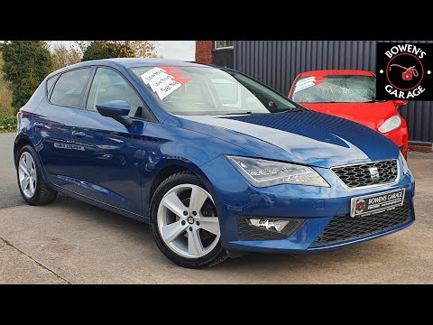 2013 (63) Seat Leon FR 1.4 TSi 5Dr in Apollo Blue. 1 Family Owner. 33k Miles. 7 Services. £9250