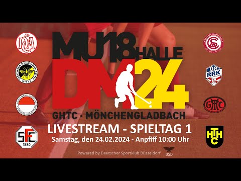 Deutsche Hallenhockey-Meisterschaft männliche U18 - Tag 1 - 24.2.2024