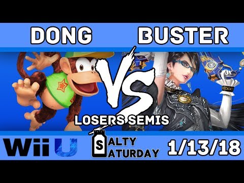 SS #3 - Buster (Bayonetta) VS. Dong (Diddy Kong) - SSB4 Losers Semis - Smash for Wii U