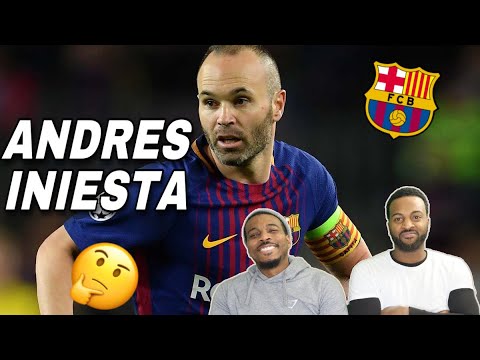American brothers reacting to...Andrés Iniesta - When Football Becomes Art (Pure genius)