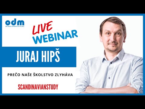 ODM a Juraj Hipš - Prečo naše školstvo zlyháva a prečo nam študenti utekajú do zahraničia?