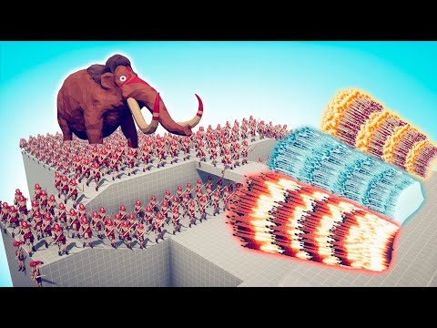 100x SKELETON + MAMMOTH vs EVERY GOD - TABS | Totally Accurate Battle Simulator 2023