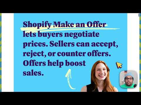 What is Shopify make an offer?