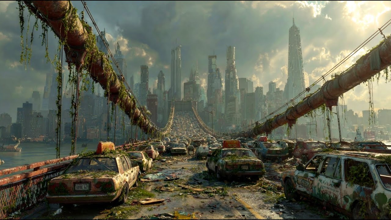 Forgotten Megacities⎜Dark Post-Apocalyptic Ambient Music & Cinematic  Atmospheres⎜4K