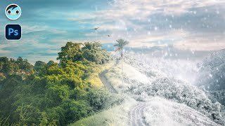 【MIMO】照片變雪景｜基礎+進階｜Snow｜Photoshop