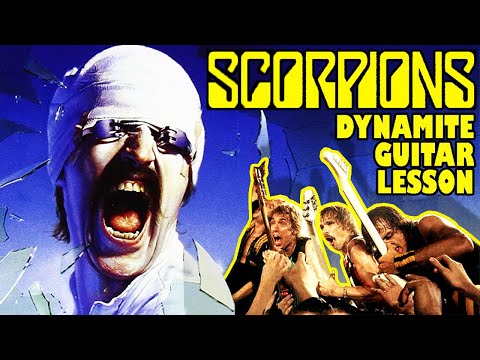 SCORPIONS: Dynamite Guitar Lesson (Standard Tuning)