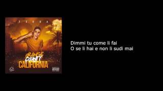 Testo-Lingerie-Tedua ft  Sfera Ebbasta - Orange County California