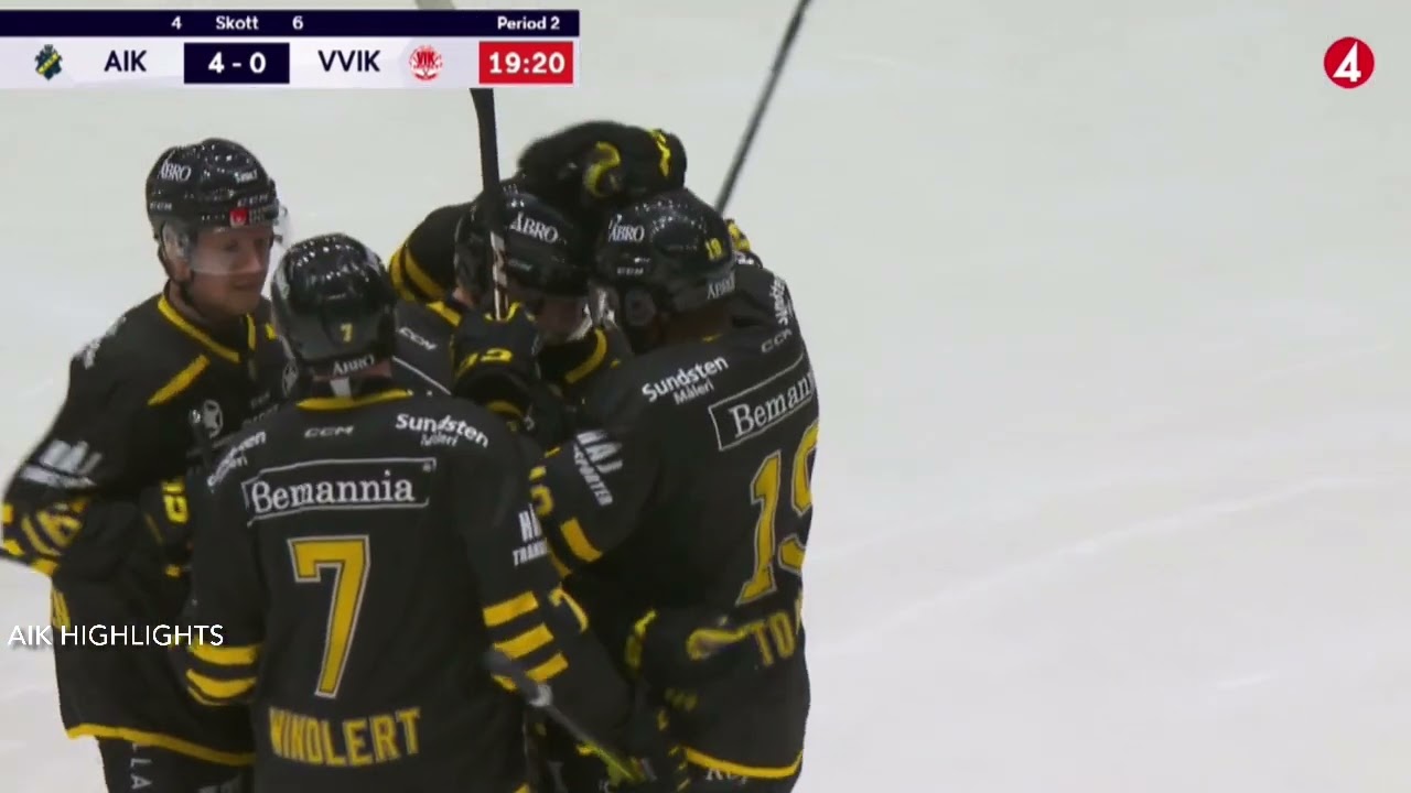 AIK - Västervik | Hockeyallsvenskan 2023/24 Omgång 12