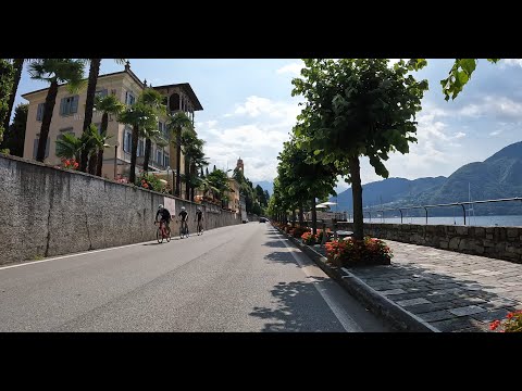 Italy Bicycling: Bellagio to Menaggio 4K