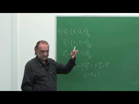 MAT3457 - Álgebra Linear 1 - Aula 8