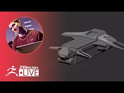How to Use ZBrush to Create an Aircraft! with Pixologic Paul Gaboury - Part 1