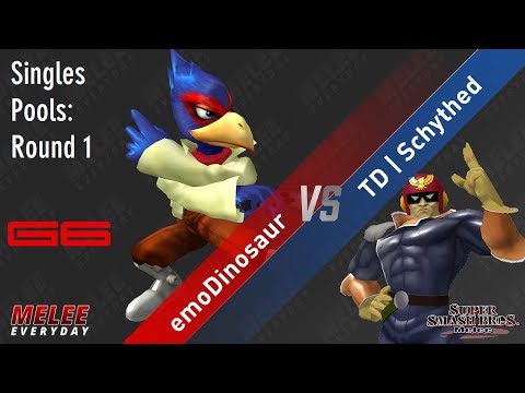 Genesis 6 - emoDinosaur (Falco) vs. TD | | Schythed (Captain Falcon) - SSBM - Singles Pools