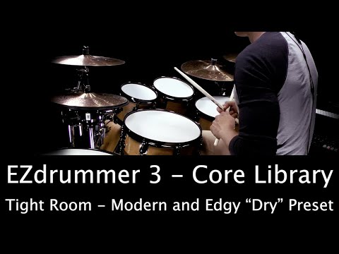 EZdrummer 3 w/ E-Drums | Tight Room - Modern and Edgy "Dry" | Luke Oswald