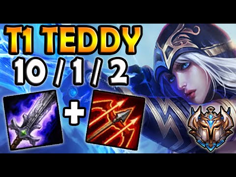T1 Teddy ASHE ADC vs KAISA - Patch 10.15 Ranked Korea ✔️