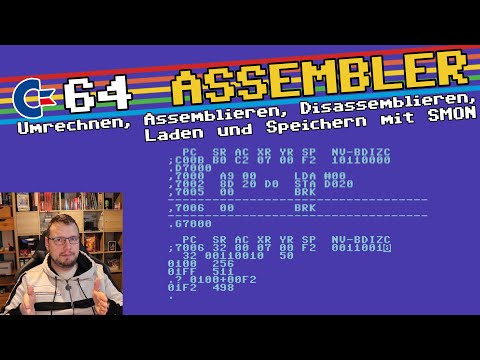 Lerne Assembler mit dem C64 Monitor SMON: Assemblieren, Disassemblieren, Laden und Speichern