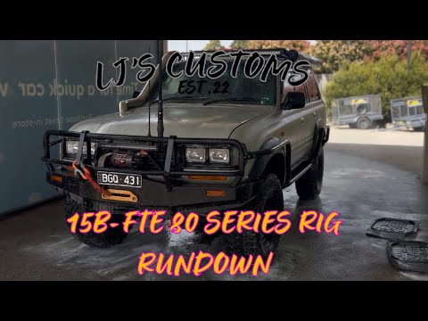 AUSTRALIA’S FIRST 4CYL FTE 80 SERIES | Liam’s 15B-FTE Swapped Toyota 80 Series | RIG RUNDOWNS EP1
