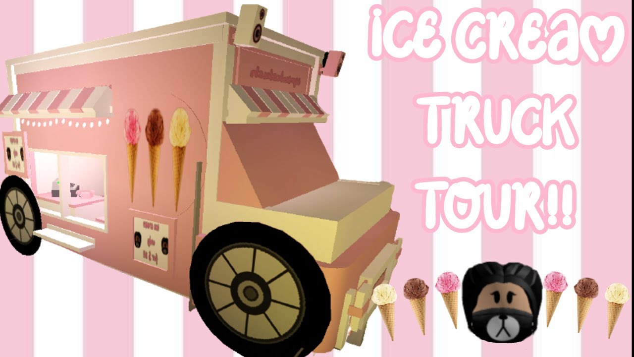 BLOXBURG ICE CREAM TRUCK TOUR!! | ROBLOX | iipinkslush