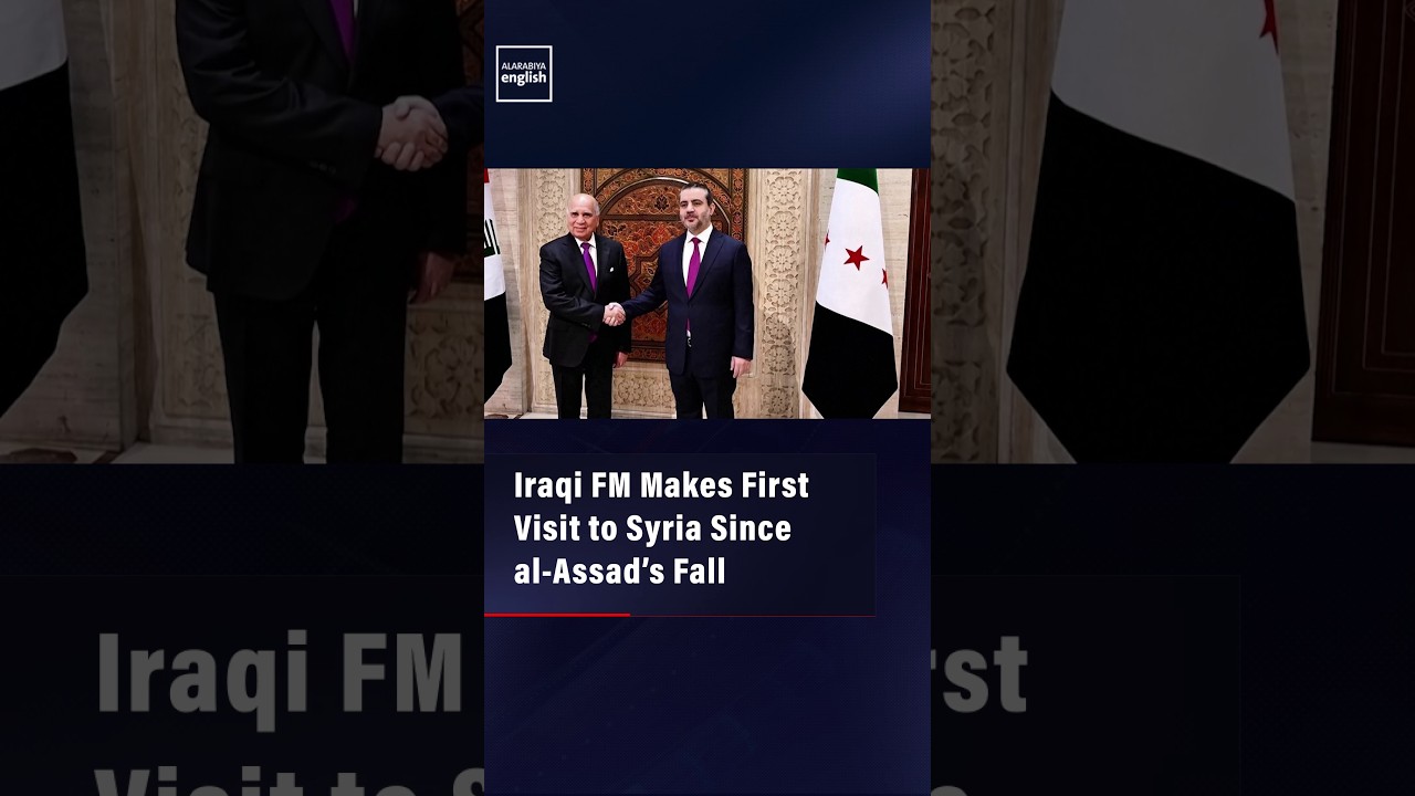 Video | Iraqi FM Makes First Visit to Syria Since al-Assad’s Fall