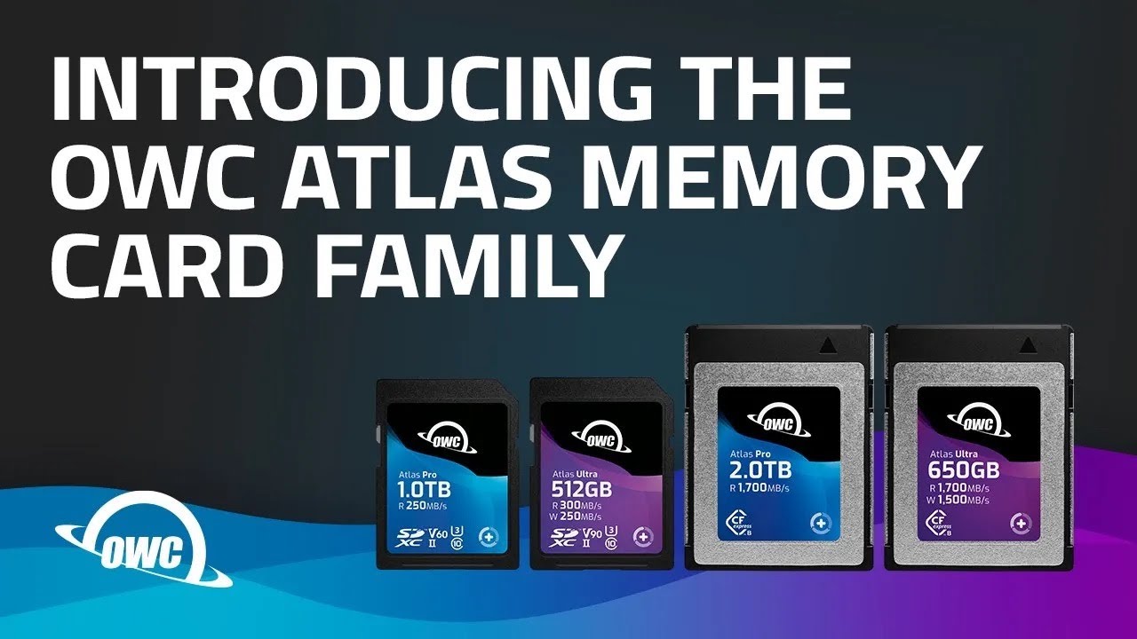 OWC Atlas Memory Card Family