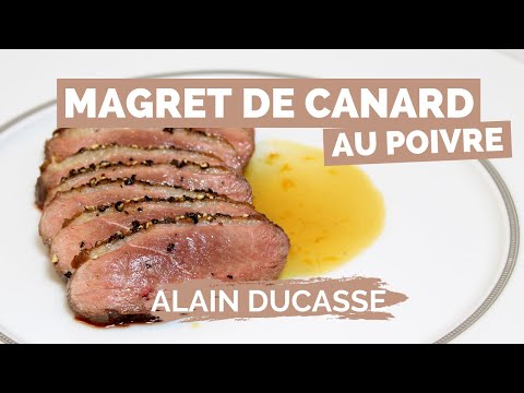 Recette de MAGRET DE CANARD AU POIVRE par ALAIN DUCASSE