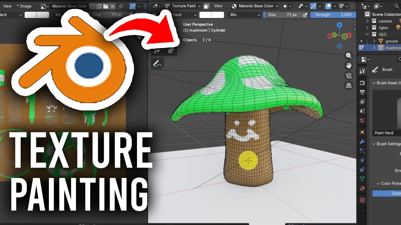 Blender: Texture Painting For Beginners