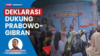 Kemeriahan Acara Zumba di Dataran Welcome to Batam, Para Milenial Deklarasi Dukung Prabowo-Gibran