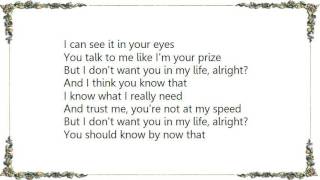 Kelis - I Don&#39;t Think So Lyrics