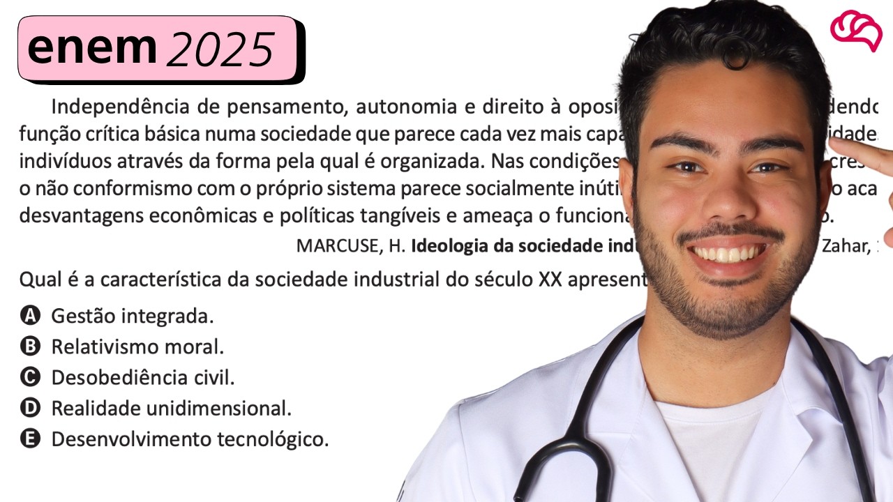 Resolução em Vídeo — Questão 66 ENEM 2025