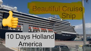 Oosterdam Holland America cruise walking tour with too much tasty foods