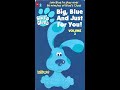 Opening To Blue S Clues Big Blue And Just For You Vol 2 VHS Blockbuster Exclusive 1440p60