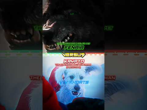 Fenrir The Giant Wolf vs Krypto The Superdog #vivshorts